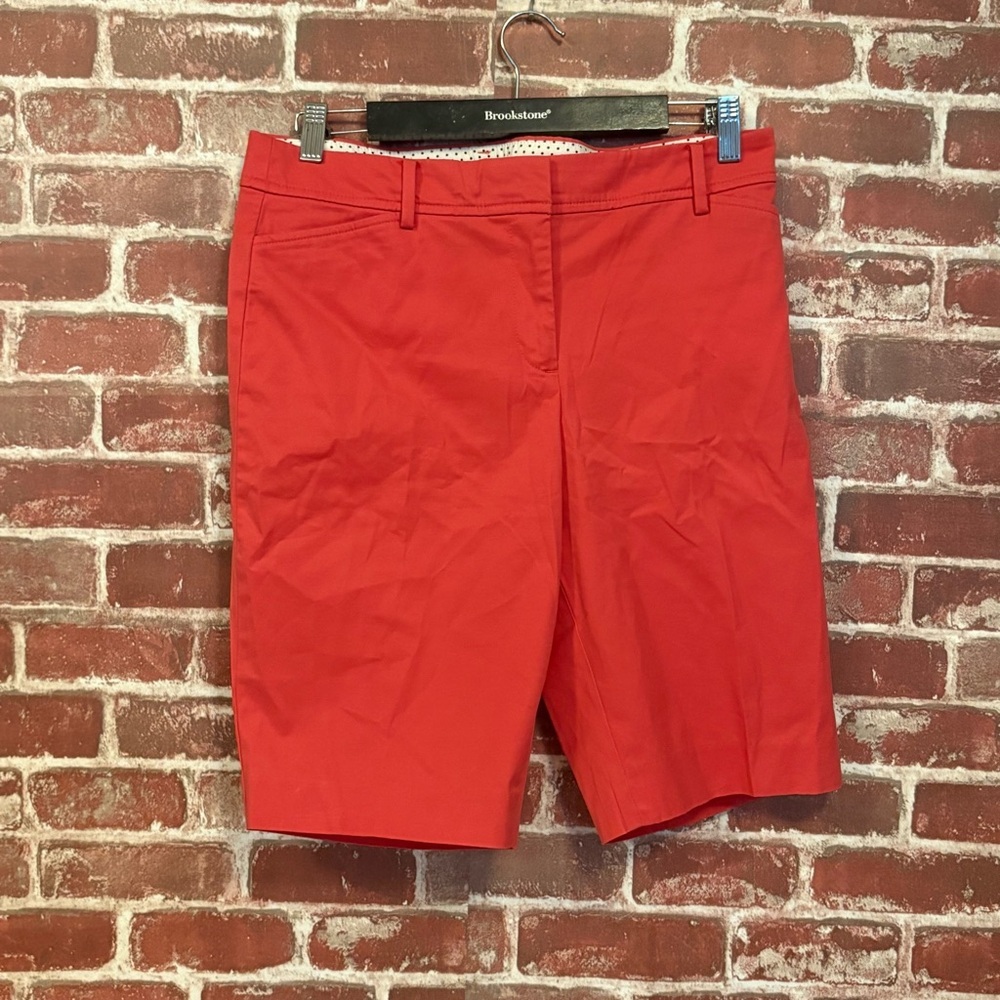 Talbots (Perfect Short) Red Women's ChinoBermuda  Shorts